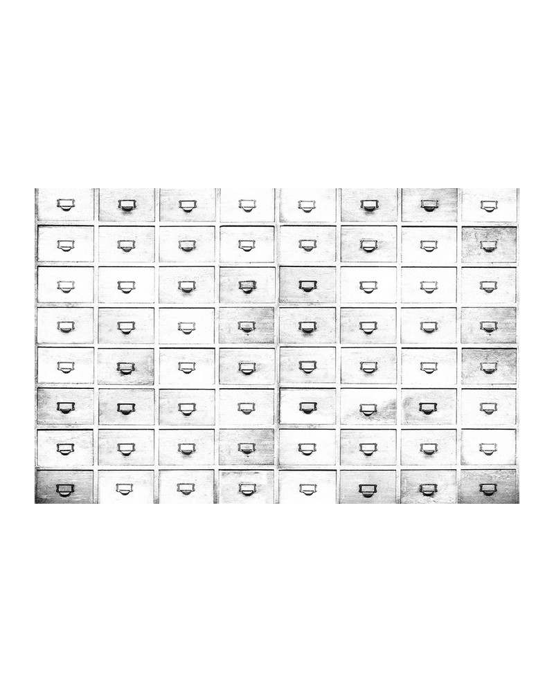 Wallpaper 6800509 DRAWERS WHITE - COORDONNE