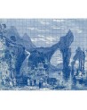 6800607 ILLUSTRATION TILES INDIGO