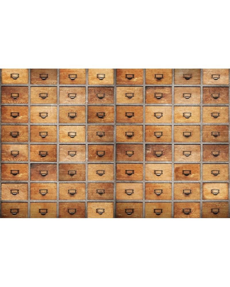 Papier peint 6800508 DRAWERS WOOD - COORDONNE