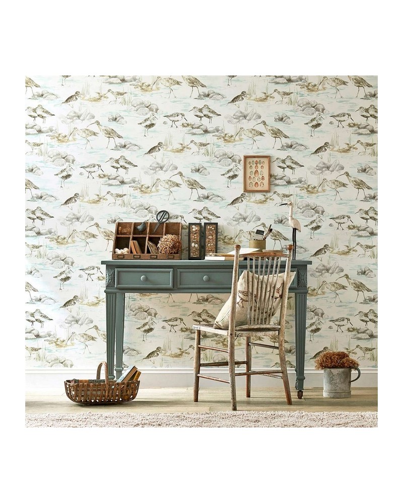 Papel de parede ESTUARY BIRDS DEBB216492 - Sanderson