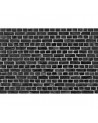 Papier peint R10962 Brick Wall, black - REBEL WALLS