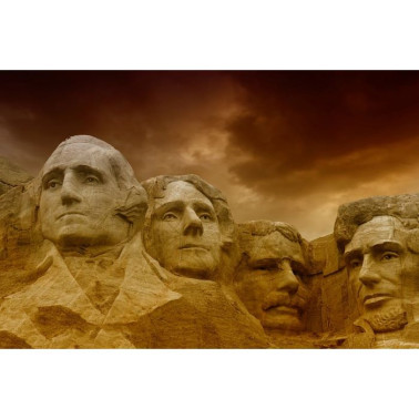 Wallpaper R12181 Rushmore - REBEL WALLS