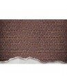 Carta da Parati R12221 Well-Worn Brick Wall, red - REBEL WALLS