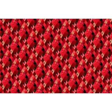 Papel Pintado R12231 Harlequin, red - REBEL WALLS