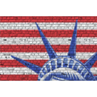 Papel de parede R12251 Bricks of Liberty - REBEL WALLS