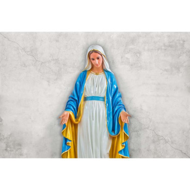 Papel de parede R12321 Virgin Mary, concrete - REBEL WALLS