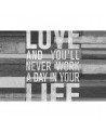 Wallpaper R12403 Quotes, wood wall - REBEL WALLS