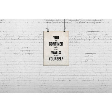 Papel de parede R12404 Poster, brick wall - REBEL WALLS