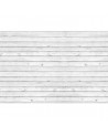 Papel Pintado R12582 Horizontal Boards, white - REBEL WALLS