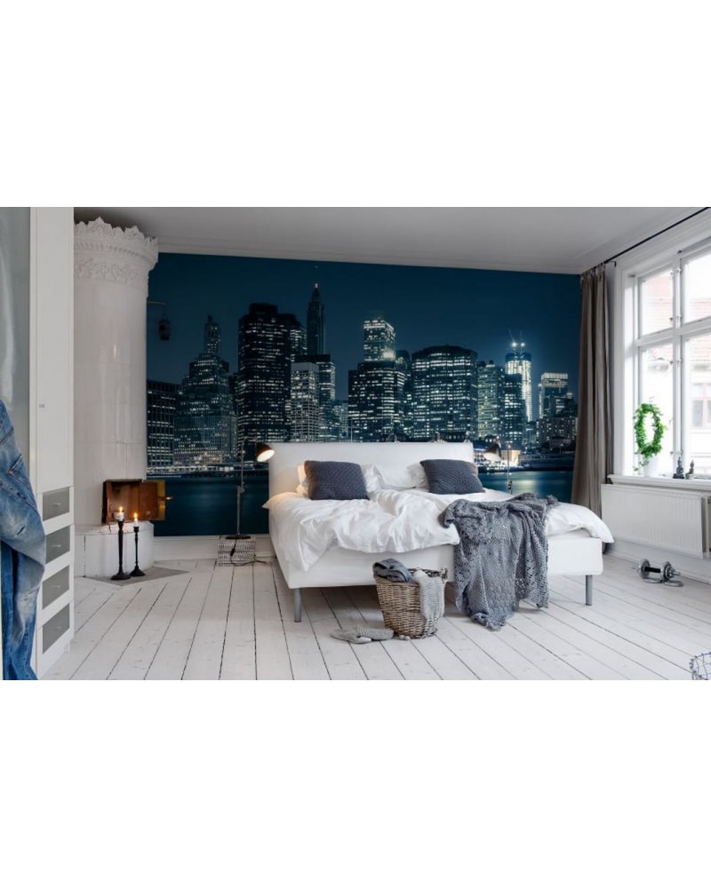 Papel de parede R10681 Big Blue Apple - REBEL WALLS