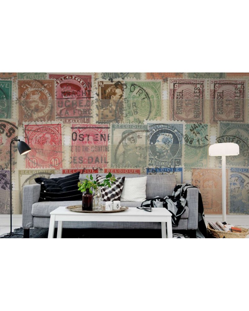 Wallpaper R11081 Philatelist - REBEL WALLS