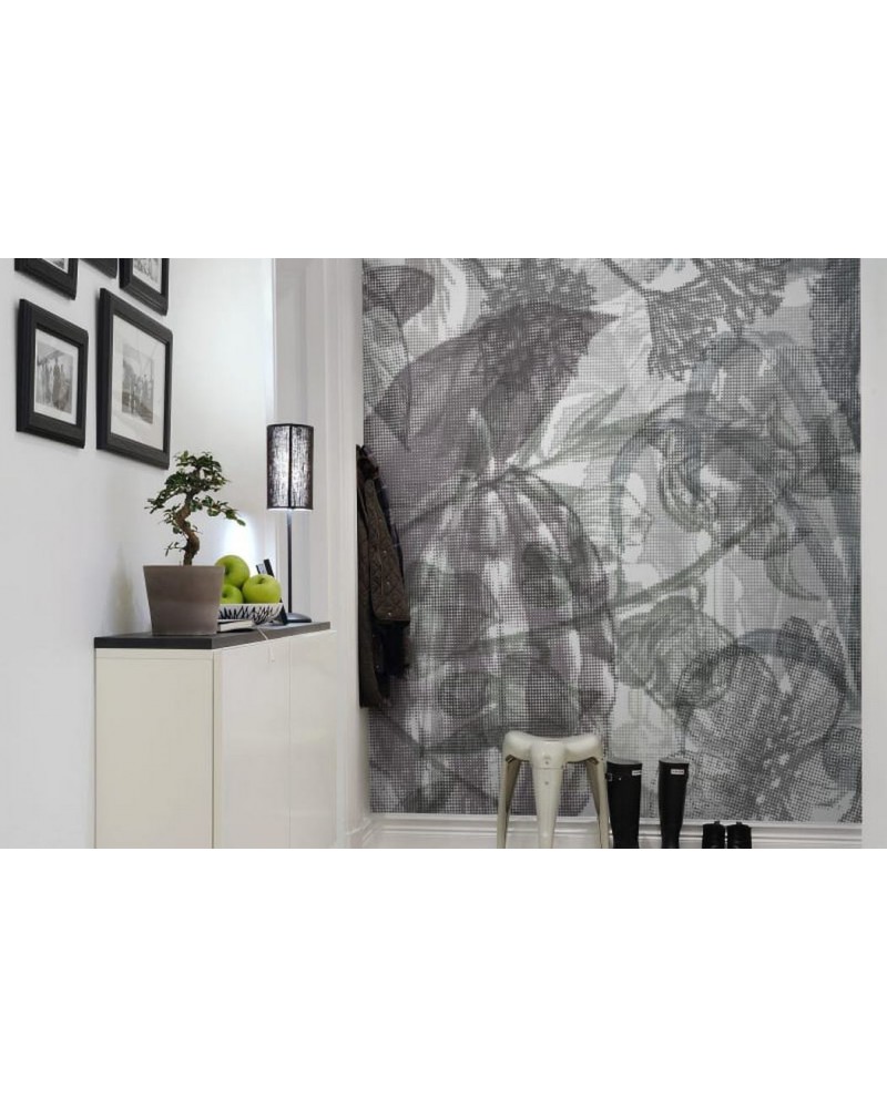 Wallpaper R12023 Jelly Belly Plants, black & white - REBEL WALLS