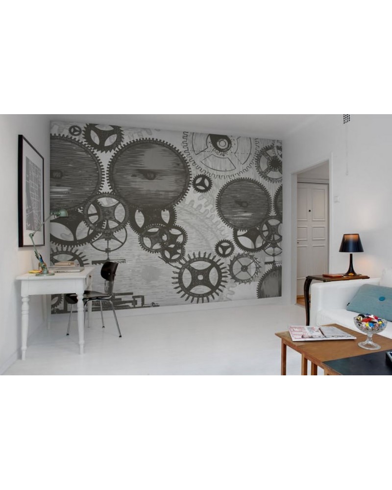 Papel Pintado R12271 Cogwheel - REBEL WALLS