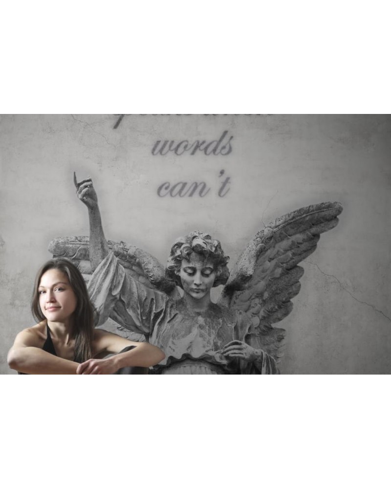 Papel Pintado R12371 Angel, concrete - REBEL WALLS