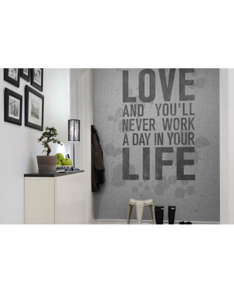 Papier peint R12402 Quotes, concrete - REBEL WALLS