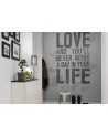 Papel de parede R12402 Quotes, concrete - REBEL WALLS