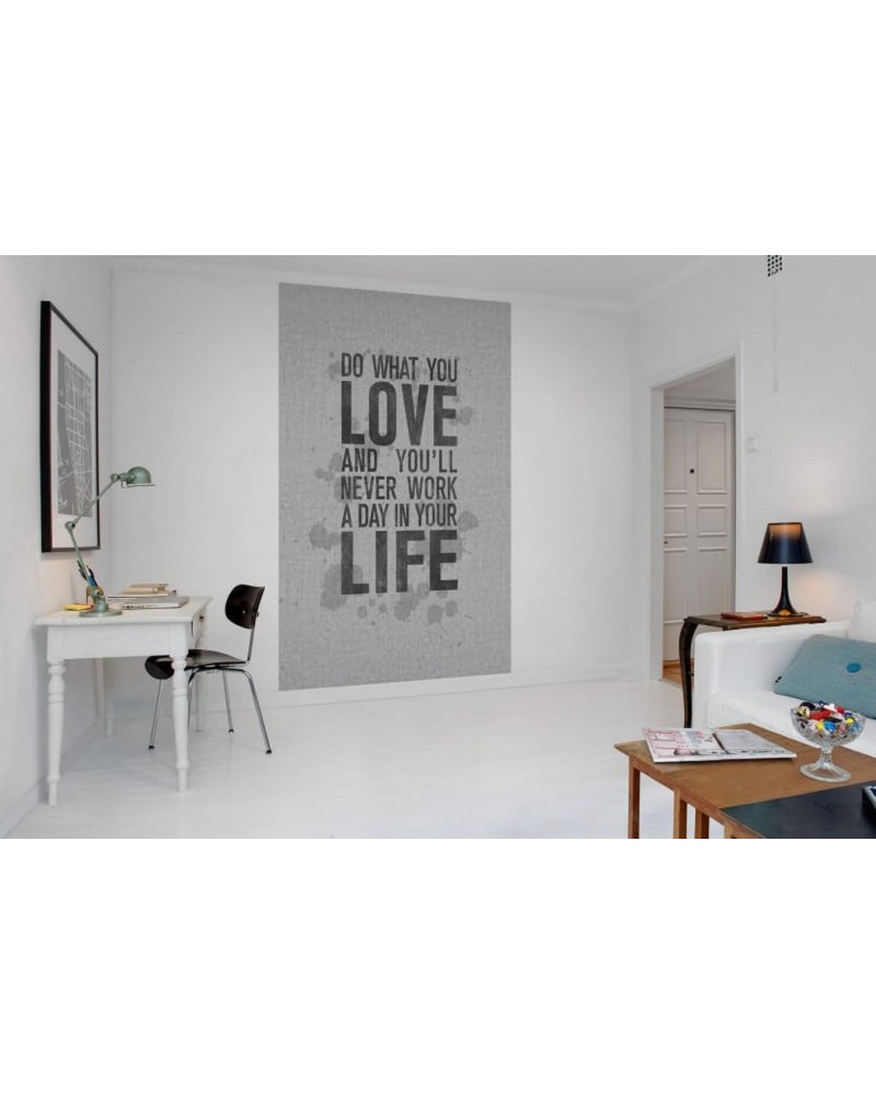 Papel de parede R12402 Quotes, concrete - REBEL WALLS