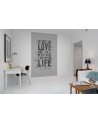 Papel de parede R12402 Quotes, concrete - REBEL WALLS