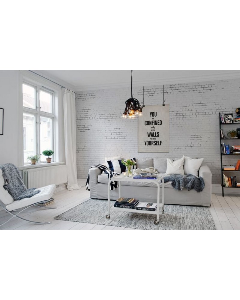 Papel Pintado R12404 Poster, brick wall - REBEL WALLS