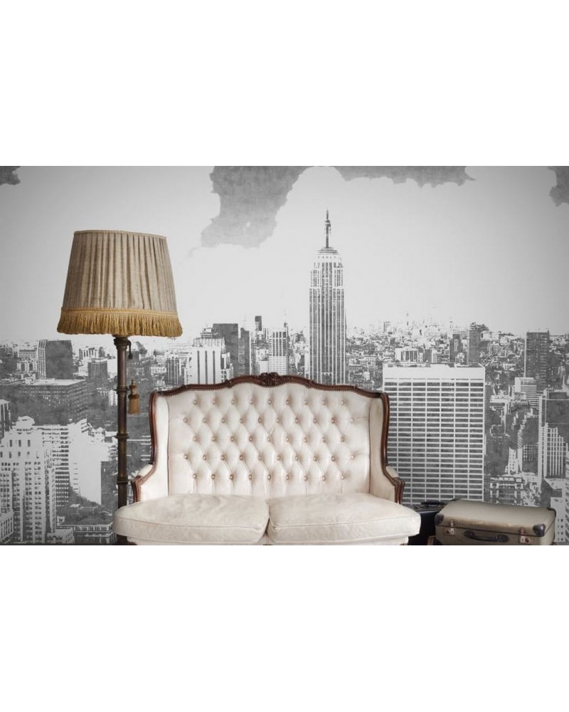 Papel de parede R12661 Concrete New York - REBEL WALLS