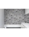 Wallpaper R12831 Concrete Trellis, grey - REBEL WALLS