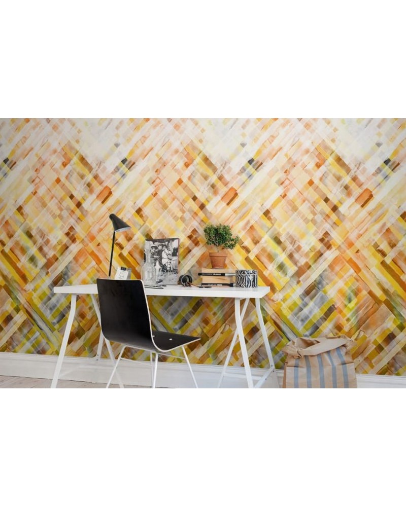 Carta da Parati R12891 Dream Weaver, yellow - REBEL WALLS