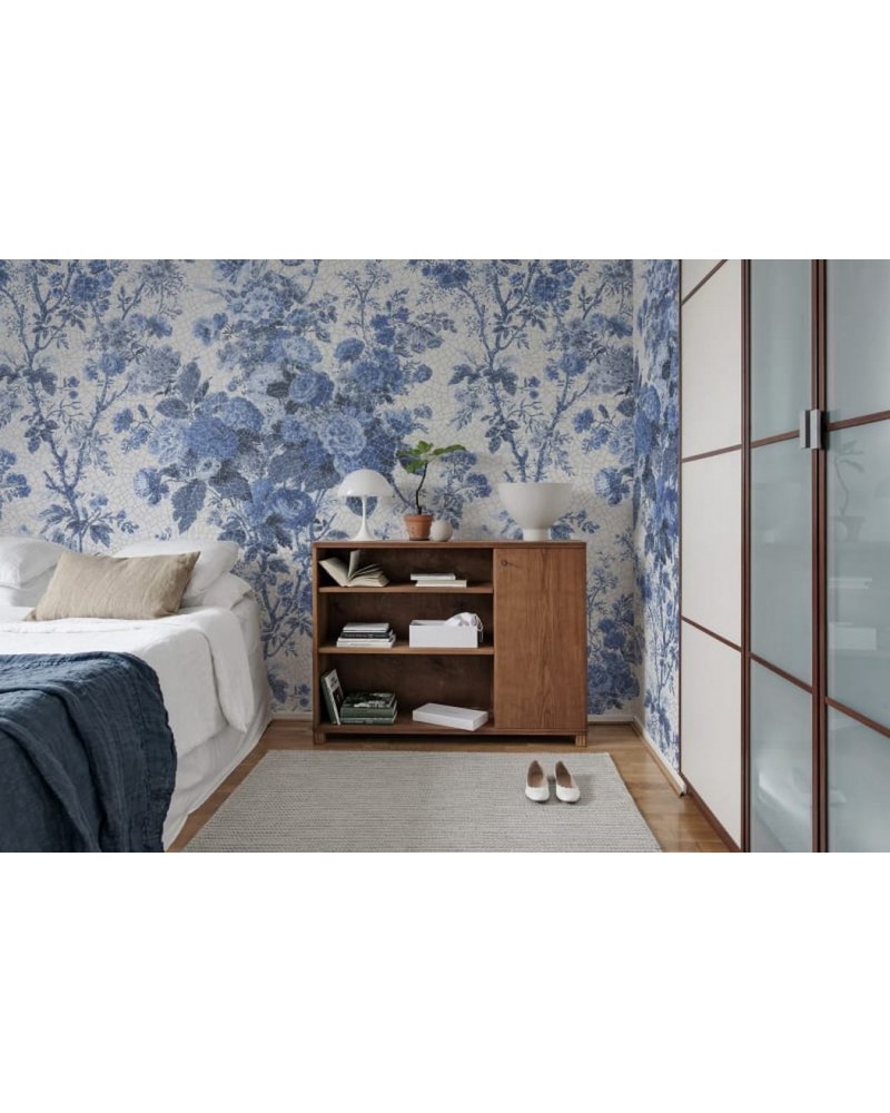 Papel Pintado R13255 Porcelain, Blue - REBEL WALLS