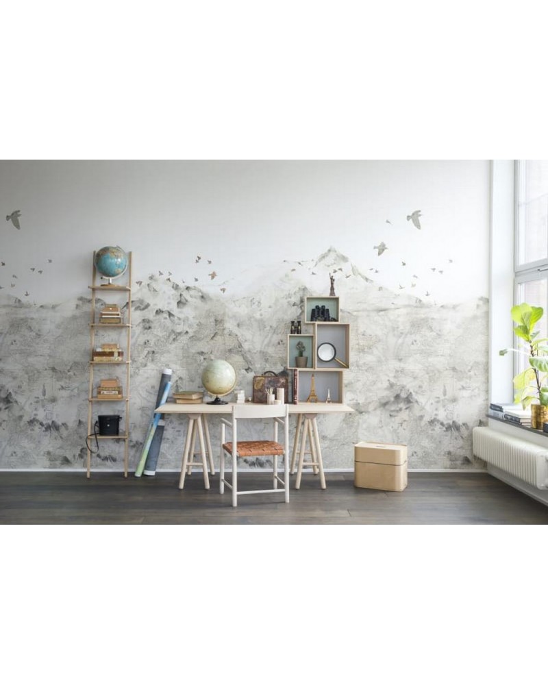 Papel de parede R13871 Paper Mountains - REBEL WALLS