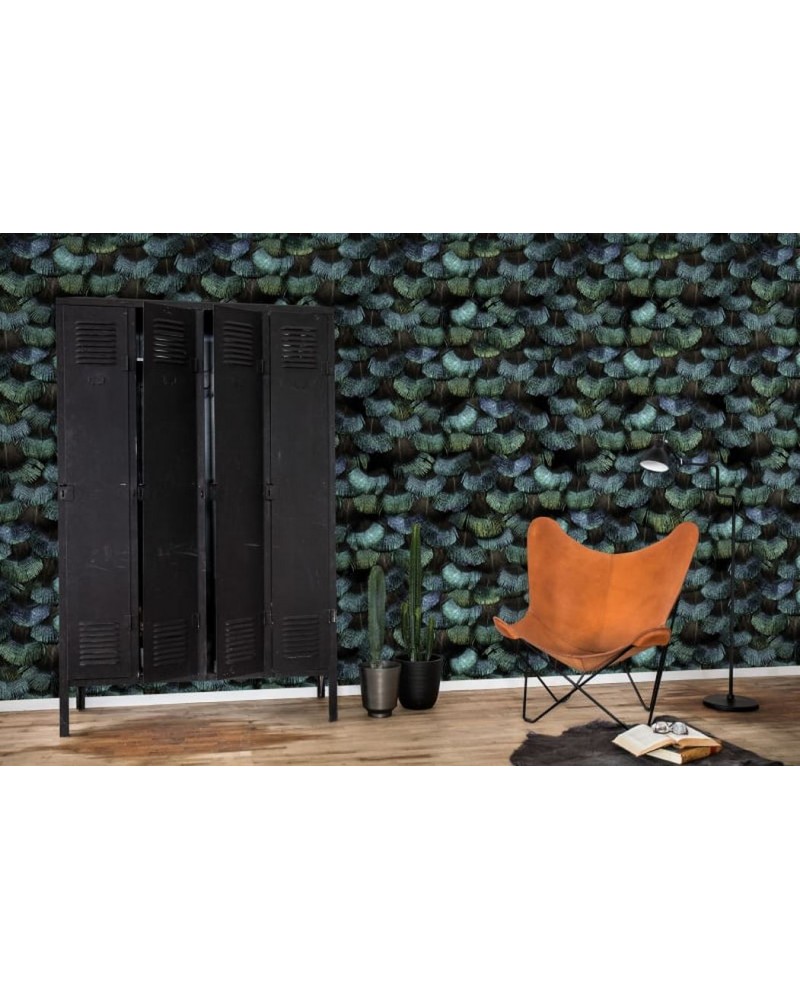 Papel de parede R15091 Peacock Plumage - REBEL WALLS