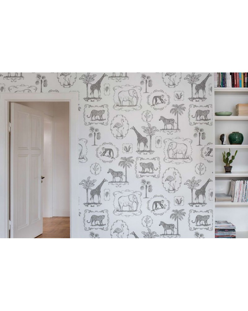 Papel de parede R15271 Animal Party - REBEL WALLS