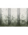 Wallpaper R15382 Patinated Panels, Moss - REBEL WALLS