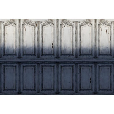 Papier peint R15602 Parisian Panels, Dip Dye Blue - REBEL WALLS