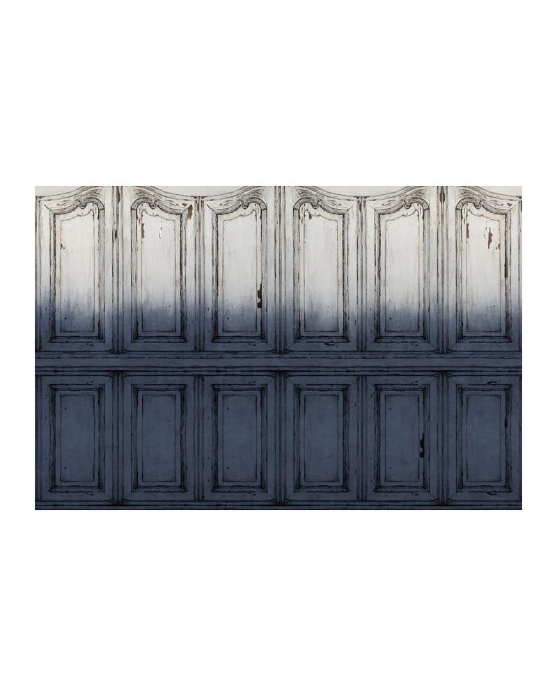 Papel Pintado R15602 Parisian Panels, Dip Dye Blue - REBEL WALLS