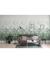 Papel de parede R12894 Dream Weaver, Verde - REBEL WALLS