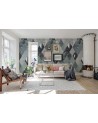 Papel Pintado R15572 Big Harlequin, Breeze - REBEL WALLS