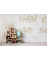 Papel de parede R15592 Horse Herd, Gold - REBEL WALLS