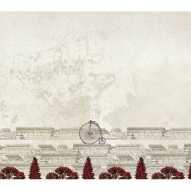 Wallpaper JO 1028-1 Bicycle - Tres Tintas