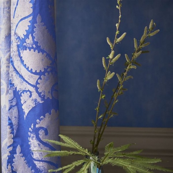 Wallpaper PDG719/25 PARCHMENT - AQUA - Designers Guild