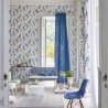 Papel de parede PDG1022/01 ACANTHUS INDIGO - Designers Guild