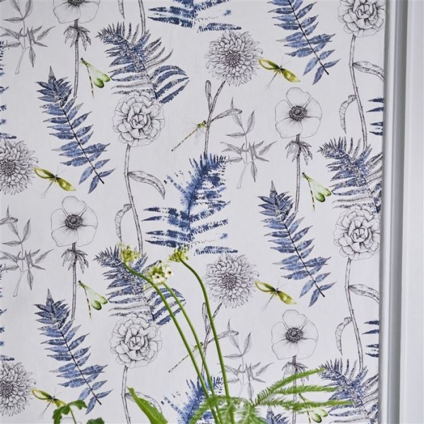 Papel de parede PDG1022/01 ACANTHUS INDIGO - Designers Guild