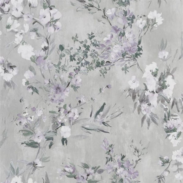 Papel de parede PDG1024/03 FAIENCE SILVER - Designers Guild