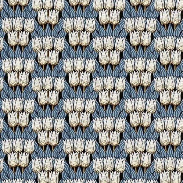 Wallpaper SPOTTY TULIPS 17012-01OK - LONDON ART