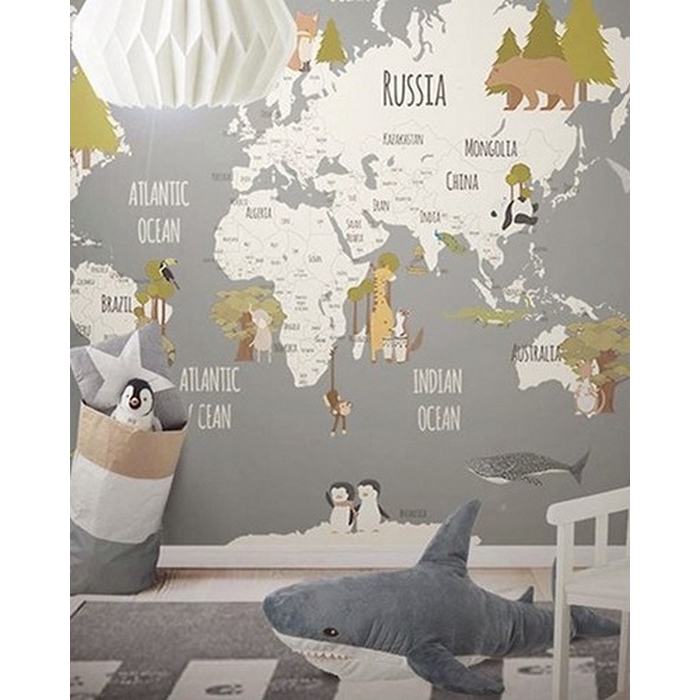 Animals World Map III