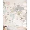 Papel Pintado Colourful World Map - LITTLE HANDS