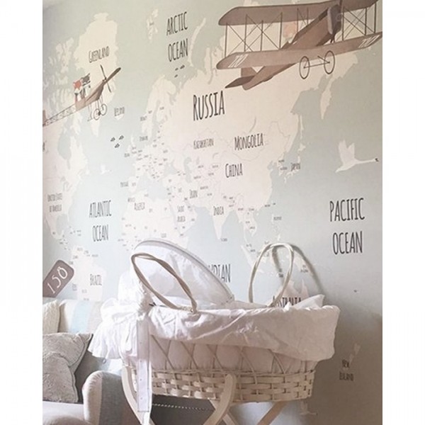 Papel Pintado Little Munnies Aviator - LITTLE HANDS