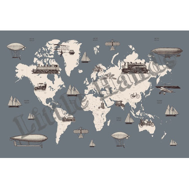 Vintage World Map II