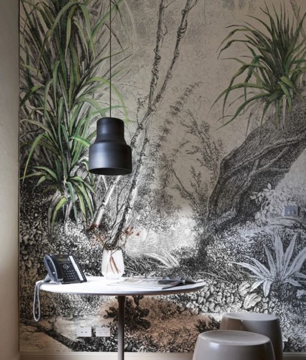 Wallpaper FORESTA INKDFFU1601 - INKIOSTRO BIANCO