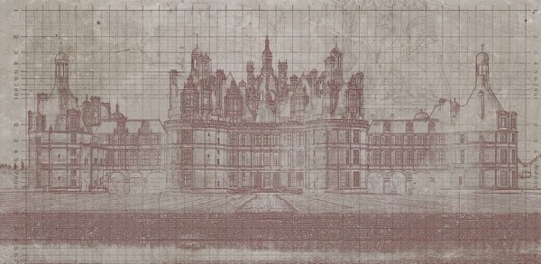 Wallpaper CHATEAUX INKNKNE1501 - INKIOSTRO BIANCO