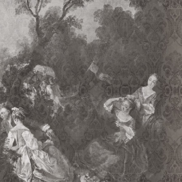 Wallpaper TOILE DE JOUY 01 INKFMND14_A03 - INKIOSTRO BIANCO