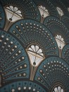 Wallpaper Deco Martini Teal DVS002  - DIVINE SAVAGES